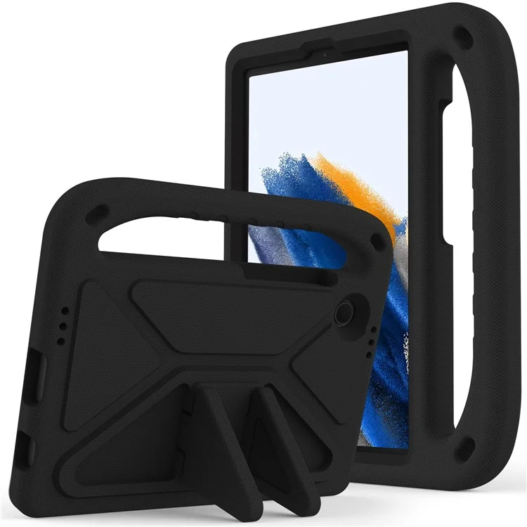 Pour étui Samsung Galaxy Tab A9 Antichoc avec support Housse de tablette EVA avec poignée - Noir