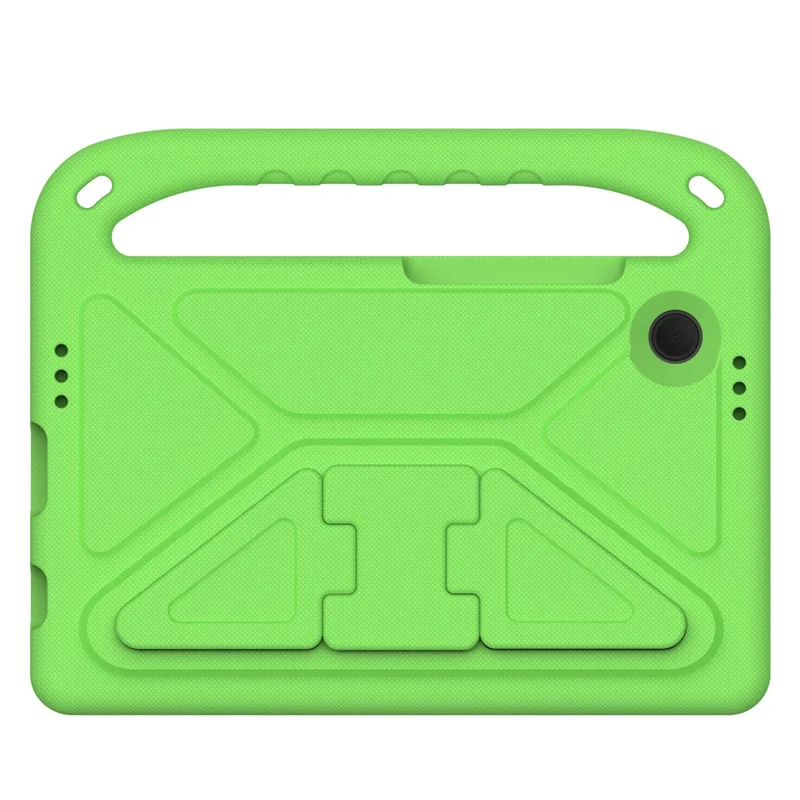 For Samsung Galaxy Tab A11 / A9 Case Shockproof Kickstand EVA Tablet Cover with Handle - Green