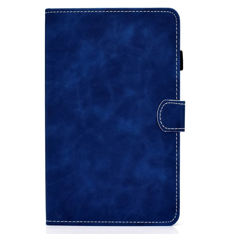 For Samsung Galaxy Tab A9 PU Leather Case Card Slot Stand Tablet Cover with Pencil Holder - Blue