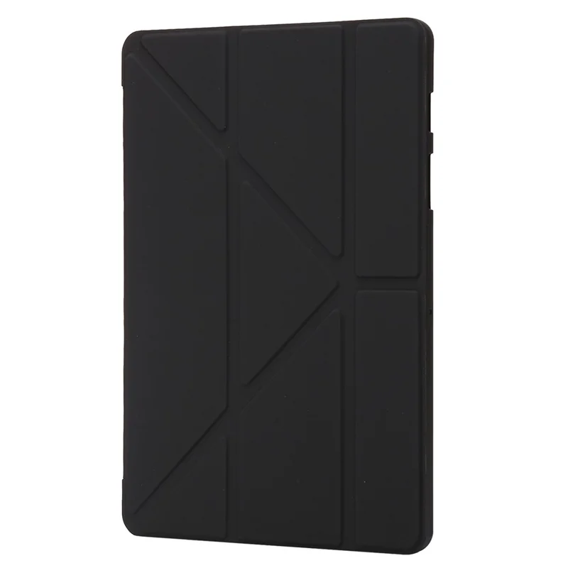 For Samsung Galaxy Tab S9 Case Auto Wake / Sleep Silicone+PU Tablet Cover - Black