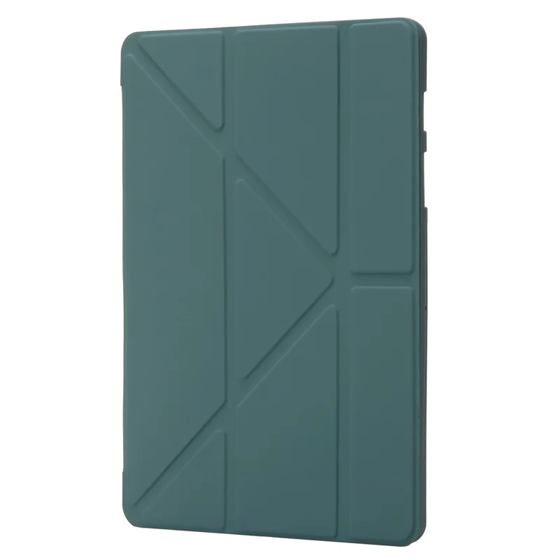 For Samsung Galaxy Tab S9 Case Auto Wake / Sleep Silicone+PU Tablet Cover - Midnight Green