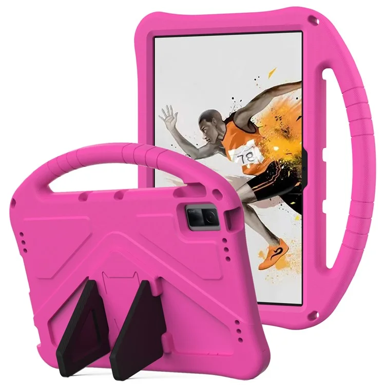 Para Xiaomi Redmi Pad SE / Lenovo Tab M10 5G / Funda de Tableta TCL Tab 11 WiFi Asa Soporte EVA Cubierta - Rosa