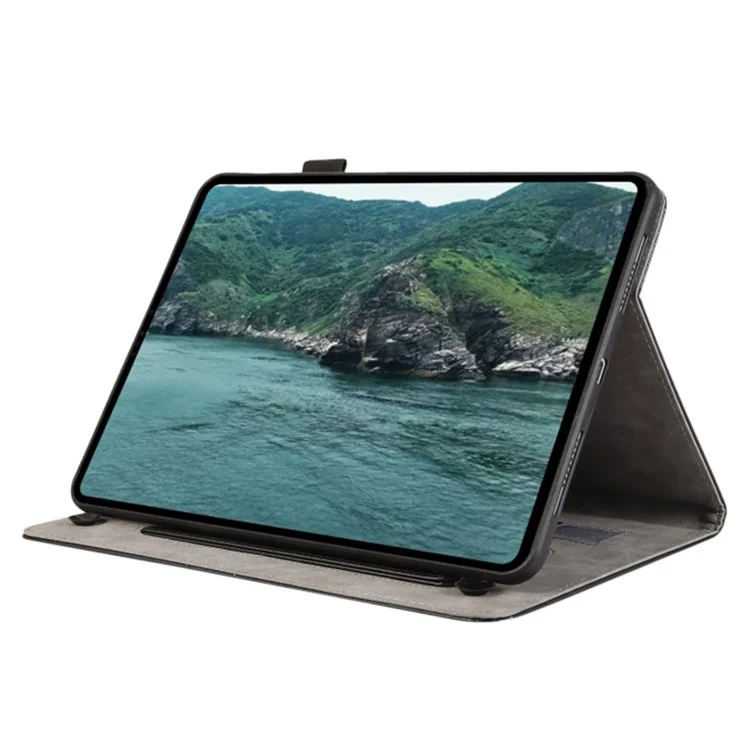 Чехол для iPad 10.2 (2021) / (2019) / 2020) Слот для карт Защитный чехол для планшета Чехол-книжка из искусственной кожи - темно-синий