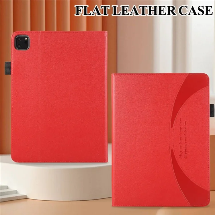 Per iPad Pro 11 (2021) / (2020) / (2022) / iPad Air 11 (2024) / Air (2022) / (2020) Custodia Anti-caduta in Pelle PU Custodia Tablet - Rosso