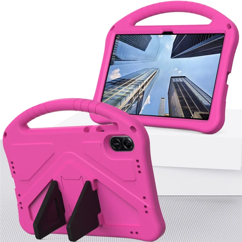 Til Honor Pad X9 / Pad X8 Pro Case EVA-tabletbeskyttelse med håndtag og støtte - Rose