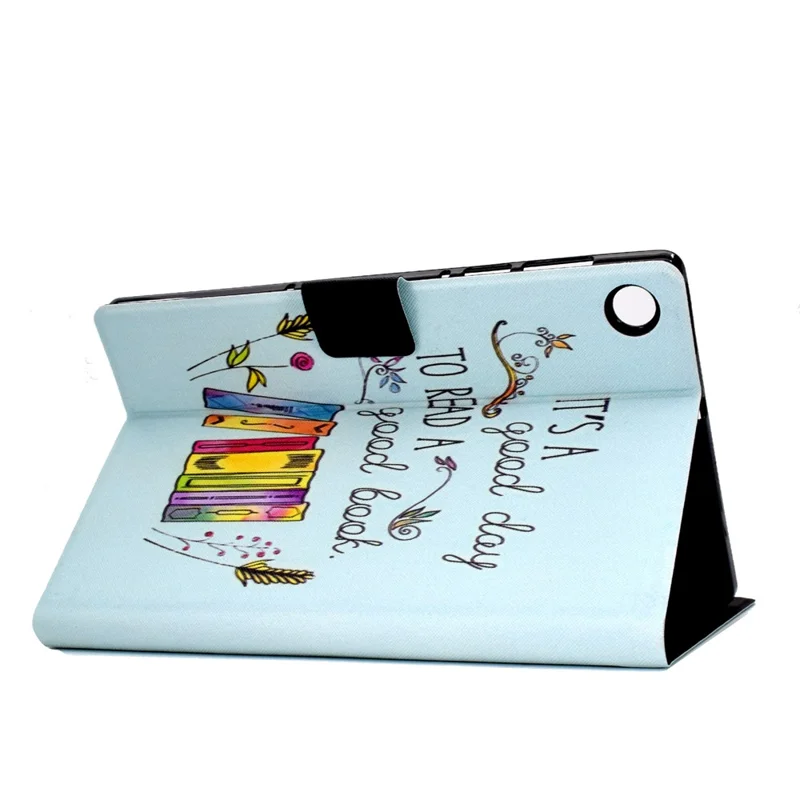 For Samsung Galaxy Tab A9+ Case Pattern Printing PU Leather Tablet Cover - Colorful Book