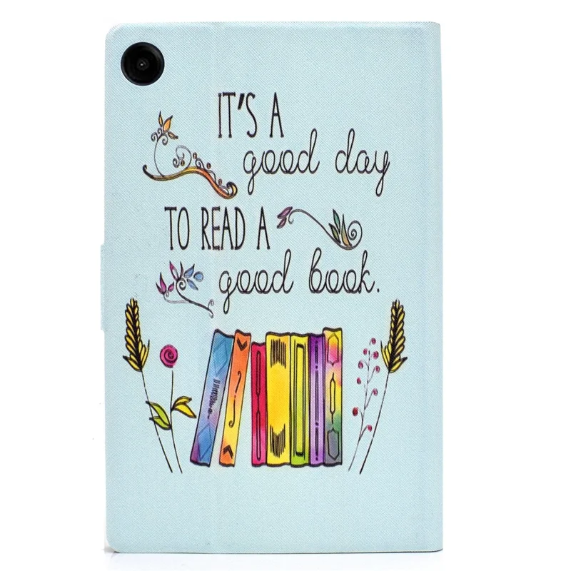 For Samsung Galaxy Tab A9+ Case Pattern Printing PU Leather Tablet Cover - Colorful Book