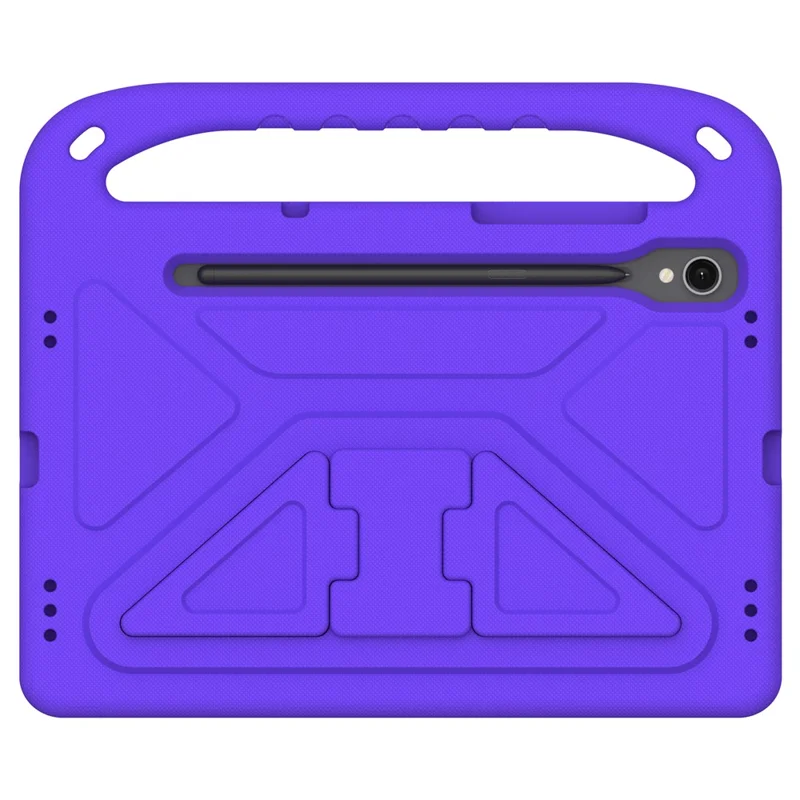 Capa para Tablet EVA com Suporte e Alça para Samsung Galaxy Tab S10 Lite / S10 FE / S9 FE - Roxo