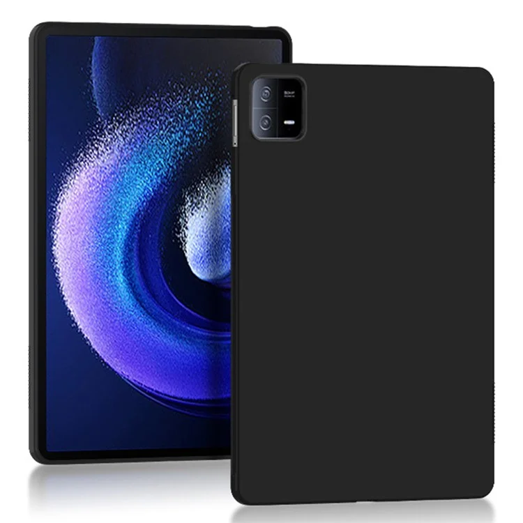 Funda negra antiarañazos para Xiaomi Pad 6 / Pad 6 Pro, tapa trasera de tableta de TPU