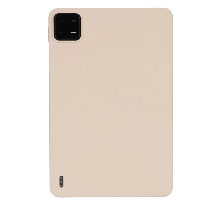 Pour Xiaomi Pad 6 / Pad 6 Pro Étui Airbag aux quatre coins Peau-Tactile Housse de Tablette TPU - Beige