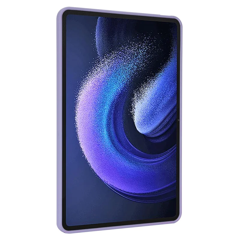 For Xiaomi Pad 6 / Pad 6 Pro Case Four Corners Airbag Skin-Touch TPU Tablet Cover - Light Purple