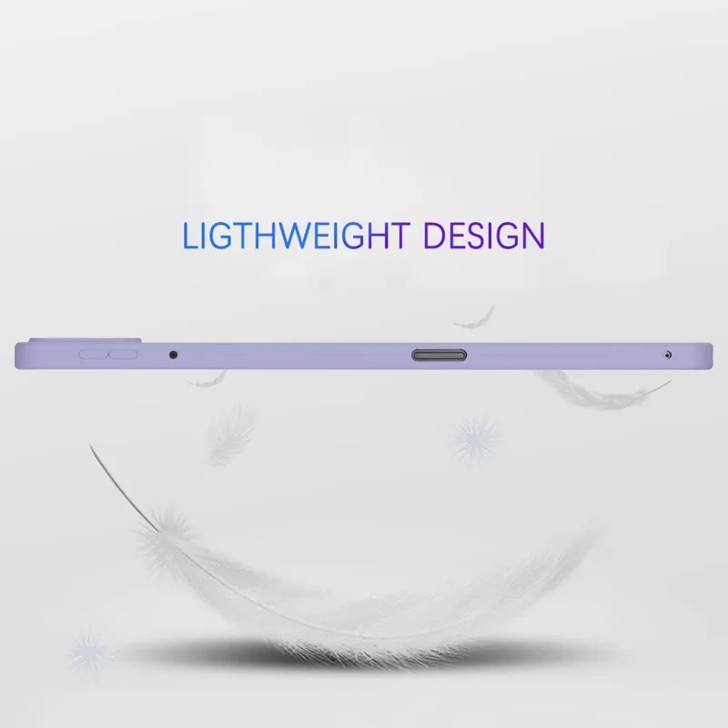 For Xiaomi Pad 6 / Pad 6 Pro Case Four Corners Airbag Skin-Touch TPU Tablet Cover - Light Purple