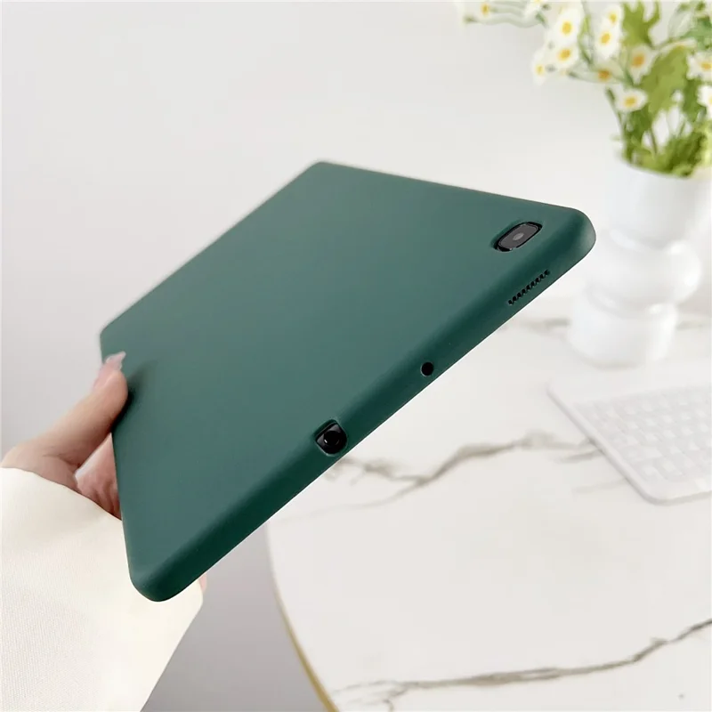 For Samsung Galaxy Tab S6 Lite (2024) / S6 Lite (2022) / S6 Lite (2020) P610 / P615 Case Skin-touch TPU Tablet Cover - Black