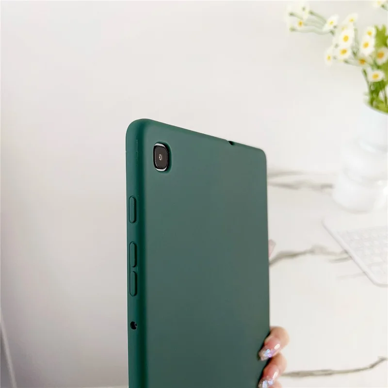 For Samsung Galaxy Tab S6 Lite (2024) / S6 Lite (2022) / S6 Lite (2020) P610 / P615 Case Skin-touch TPU Tablet Cover - Black