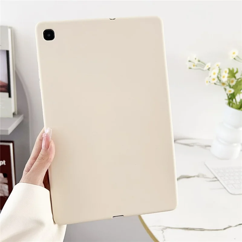 For Samsung Galaxy Tab S6 Lite (2024) / S6 Lite (2022) / S6 Lite (2020) P610 / P615 Case Skin-touch TPU Tablet Cover - Beige