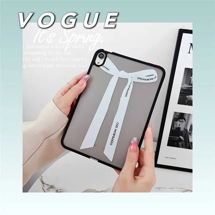 Per iPad mini (2024) / mini (2021) Case Skin-Touch Pattern Printing Tablet Cover - Aeroplano e Mappa