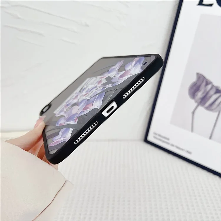 Per iPad mini (2024) / mini (2021) Case Skin-Touch Pattern Printing Tablet Cover - Aeroplano e Mappa