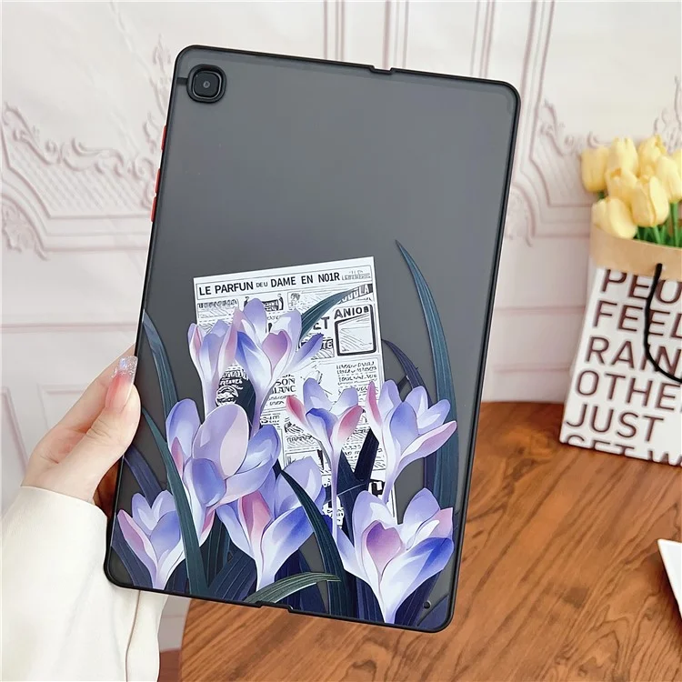 Para Samsung Galaxy Tab S6 Lite (2024) / S6 Lite (2022) / S6 Lite (2020) P610 P615 Capa PC+TPU Capa Tablet - Açafrão
