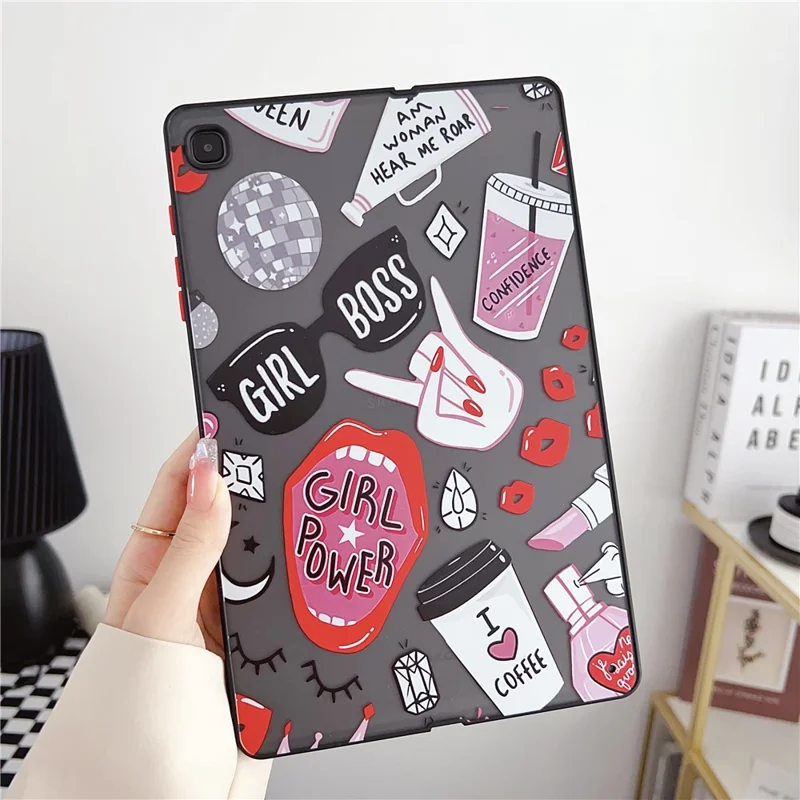 For Samsung Galaxy Tab S6 Lite (2024) / S6 Lite (2022) / S6 Lite (2020) P610 P615 Case PC+TPU Tablet Cover - Graffiti