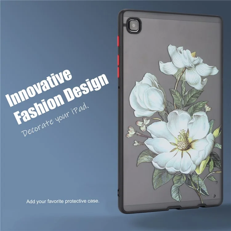 For Samsung Galaxy Tab A7 Lite 8.7-inch T220 T225 Tablet Case PC+TPU Skin-touch Cover - Jasmine