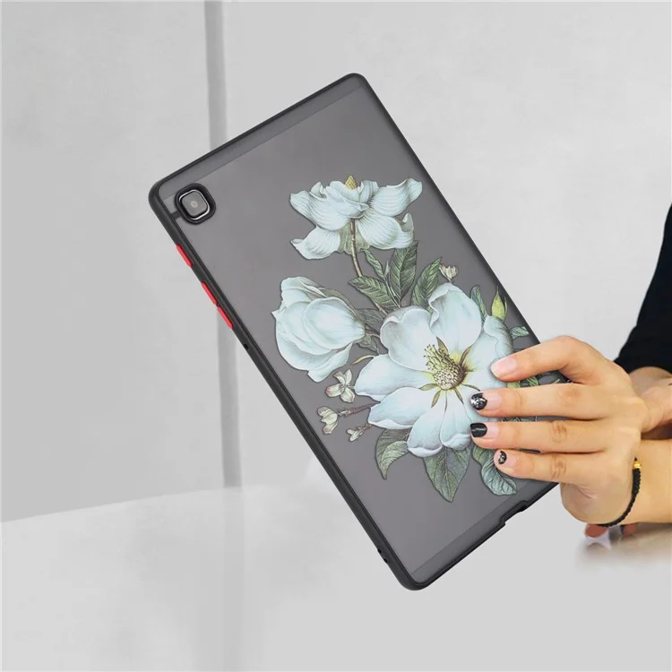 For Samsung Galaxy Tab A7 Lite 8.7-inch T220 T225 Tablet Case PC+TPU Skin-touch Cover - Jasmine