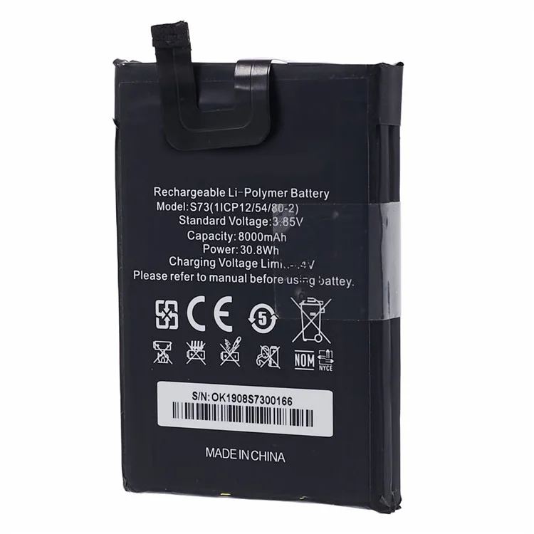 Für Oukitel WP5 3,85 V 8000 mAh wiederaufladbare Li-Polymer-Batterie-Baugruppe (Codierung: S73)