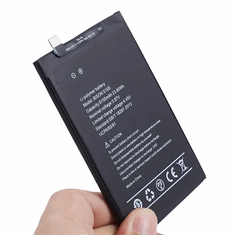 Для аккумулятора Umidigi Bison X10S 3.87V 6150mAh перезаряжаемая литий-полимерная батарея Сборка Часть