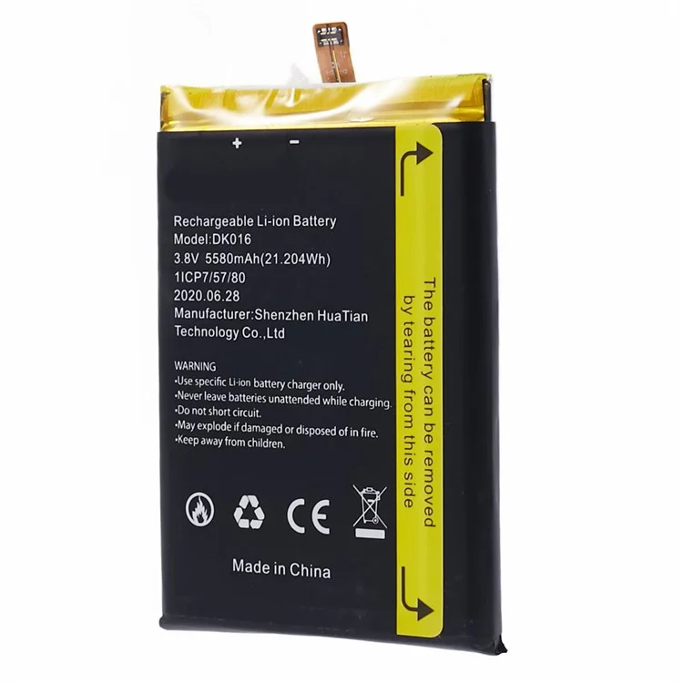 For Blackview BV6900 3.80V 5580mAh Rechargeable Li-Polymer Battery Assembly Part (Encode: DK016)