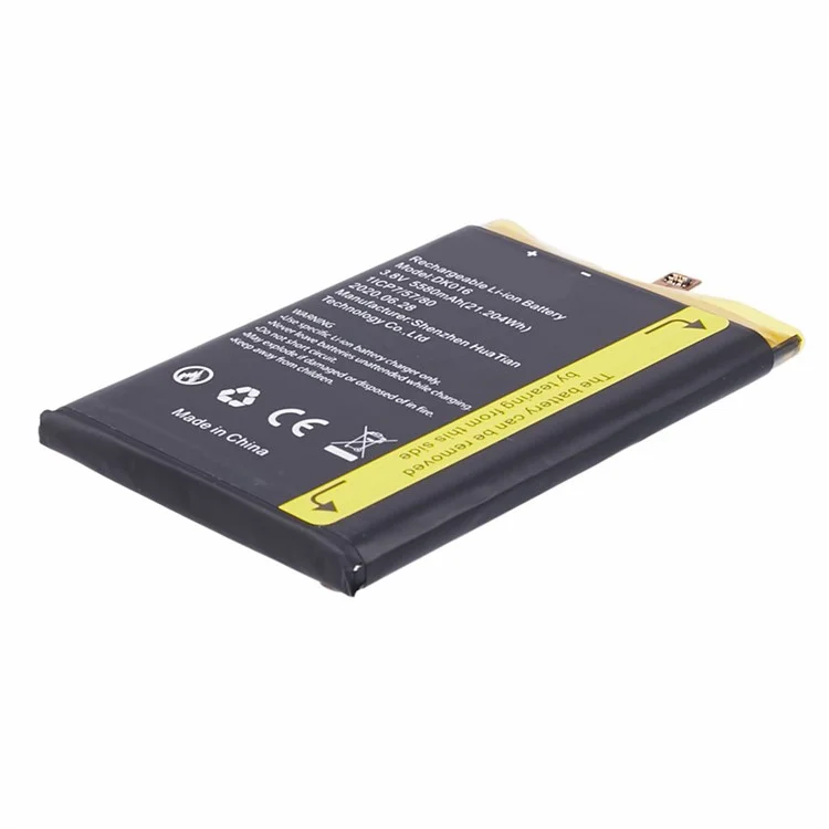 For Blackview BV6900 3.80V 5580mAh Rechargeable Li-Polymer Battery Assembly Part (Encode: DK016)