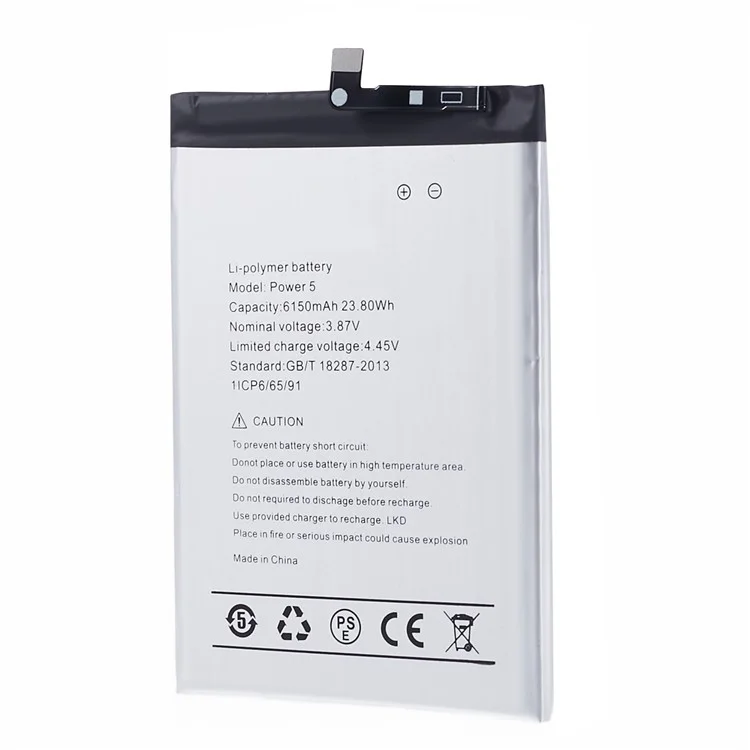 For Umidigi Power 5 3.87V 6150mAh Rechargeable Li-Polymer Battery Assembly Part