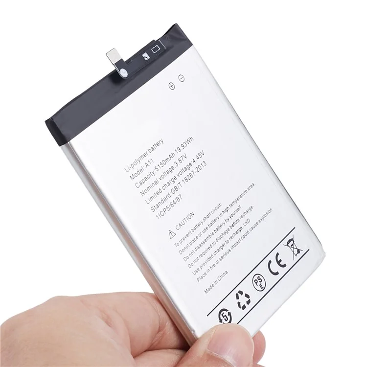 For Umidigi A11 / A11S 3.87V 5150mAh Rechargeable Li-Polymer Battery Assembly Part