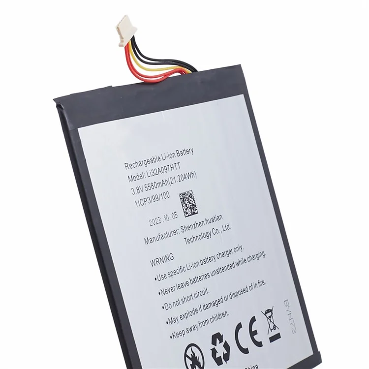 For Blackview Tab 5 3.80V 5580mAh Rechargeable Li-Polymer Battery Assembly Part (Encode: Li32A097HTT)