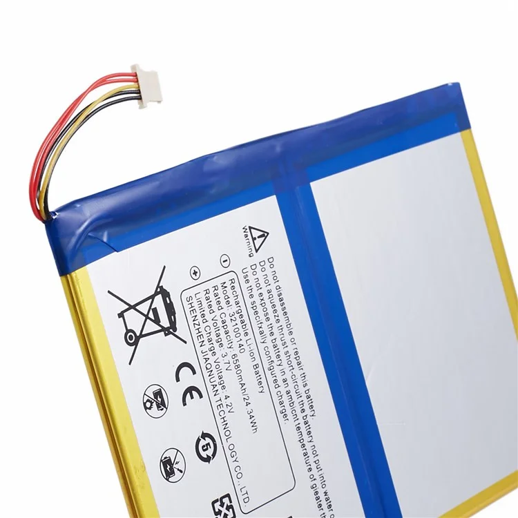 For Blackview Tab 8 3.80V 6580mAh Li-ion Battery Assembly Part (Encode: 32100140) (without Logo)