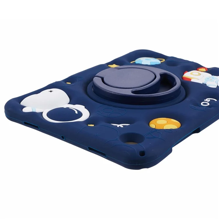 Für Samsung Galaxy Tab A8 10.5 (2021) / (2022) Kickstand Case Astronaut Design Tablet Cover mit Lanyard