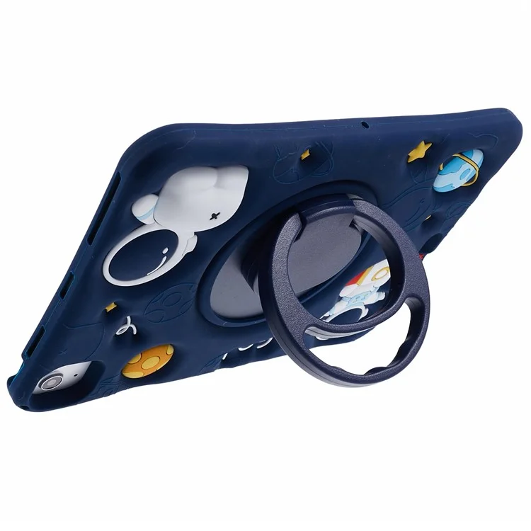 Per iPad Air (2020) / (2022) Custodia protettiva con supporto Astronaut Design Silicone Tablet Cover con Tracolla
