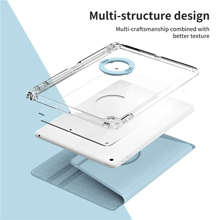 Para Ipad 9.7 Pulgadas (2017) /(2018) / iPad Air (2013) / Air 2 Case Cubierta de Tableta Desmontable - Bebe Azul