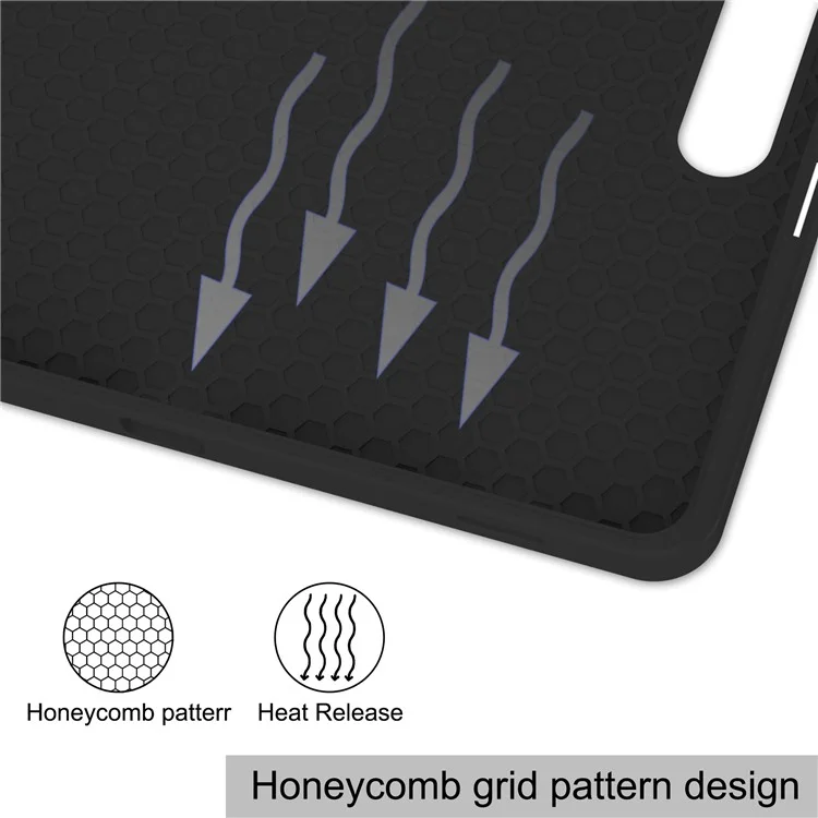 For Samsung Galaxy Tab S9 FE+ / Tab S9+ Case PU Leather+TPU Auto Sleep / Wake Tablet Cover with Pencil Holder - Black