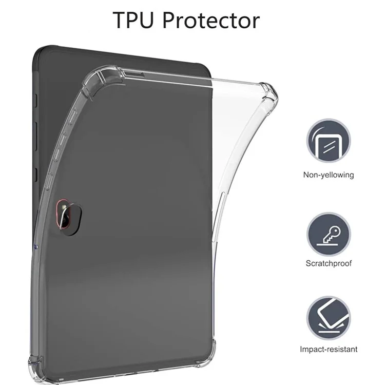 Для чехла Samsung Galaxy Tab Active4 Pro Clear Tablet, усиленные углы, TPU чехол
