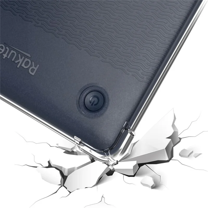 Pour Kobo Clara 2E Coque de protection en TPU transparent avec coins renforcés