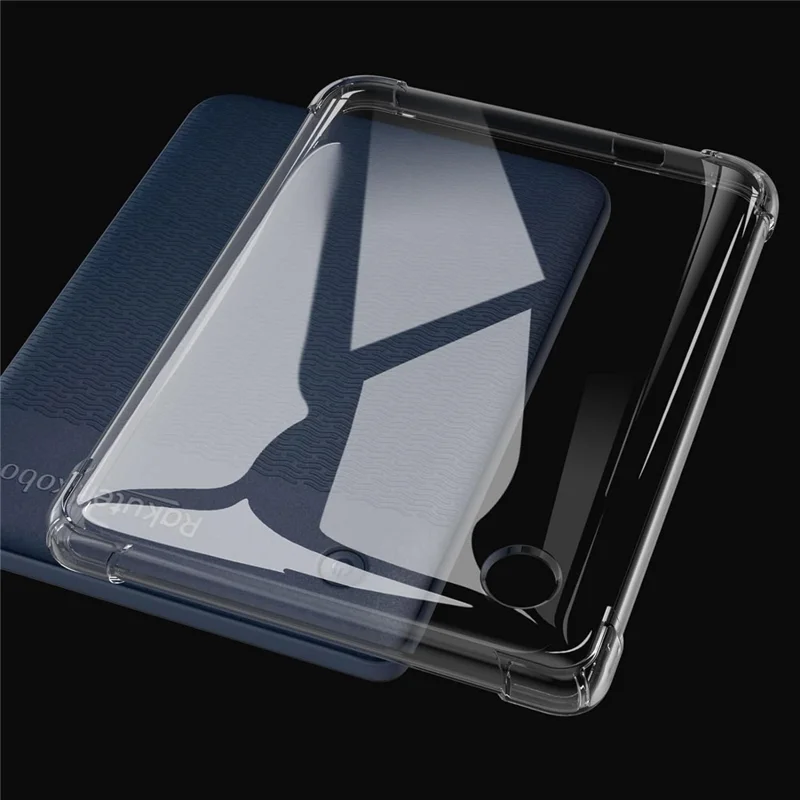 Pour Kobo Clara 2E Coque de protection en TPU transparent avec coins renforcés