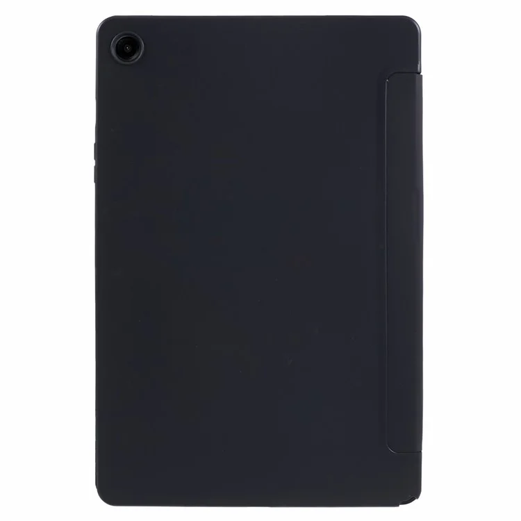 Для Samsung Galaxy Tab A9 Tri-fold Stand Cover PU Leather Honeycomb Texture Tablet Case - Black