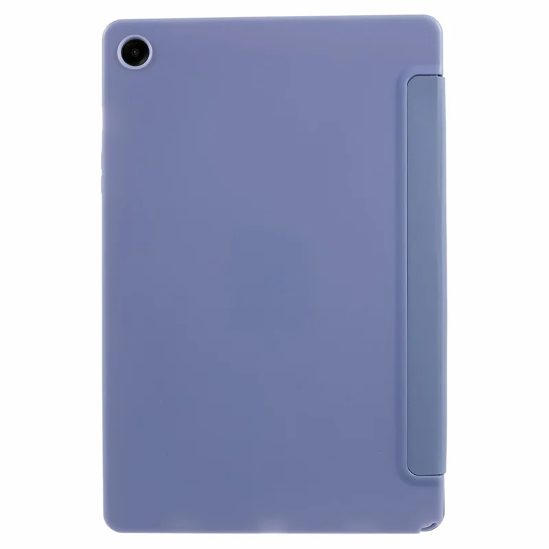 Per Samsung Galaxy Tab A9 Tri-fold Stand Cover PU Leather Honeycomb Texture Tablet Case - Viola