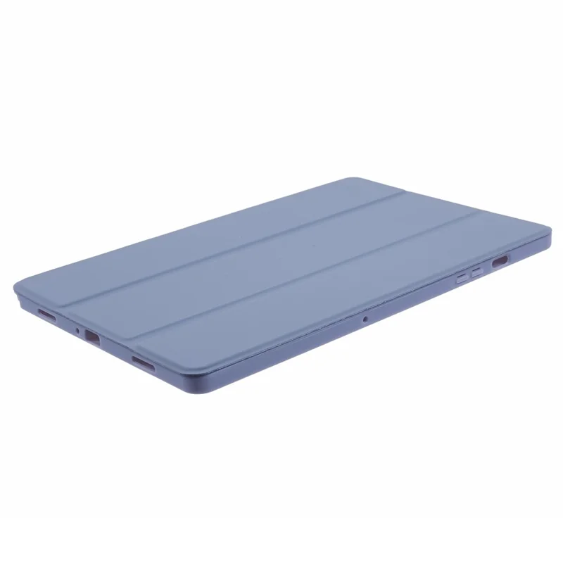 Per Samsung Galaxy Tab A9 Tri-fold Stand Cover PU Leather Honeycomb Texture Tablet Case - Viola