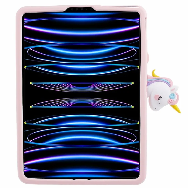 Чехол с подставкой для iPad Air 11 (2024) / Air (2020) / (2022) / iPad Pro 11 (2024) / (2020) / (2021) / (2022) с узором в виде лошади, защищающий от падений
