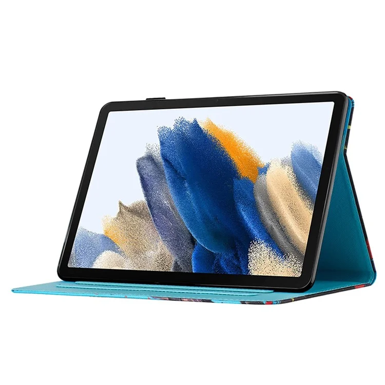 Для Samsung Galaxy Tab A8 10.5 (2021) X205 X200 / (2022) Case PU Leather Card Holder Tablet Cover - Coconut Palm