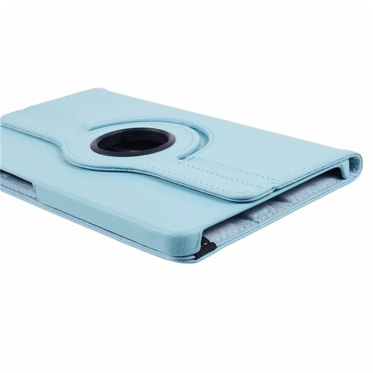 For Samsung Galaxy Tab A9 Case PU Leather Rotating Stand Tablet Cover - Baby Blue