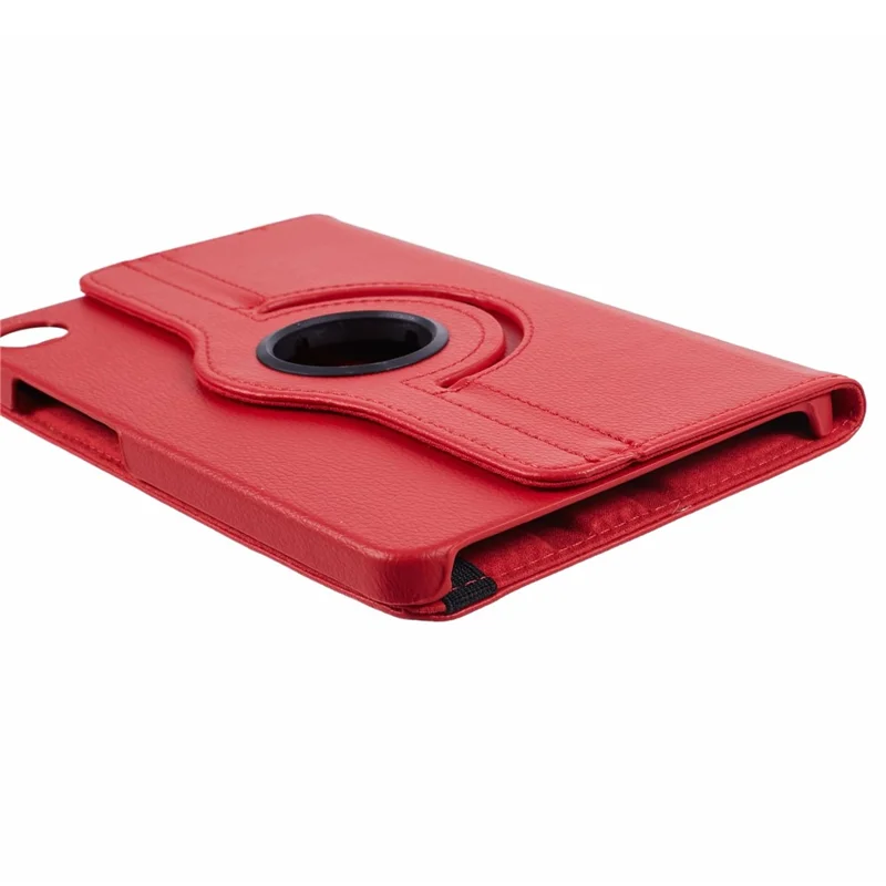 For Samsung Galaxy Tab A11 / A9 Case PU Leather Rotating Stand Tablet Cover - Red