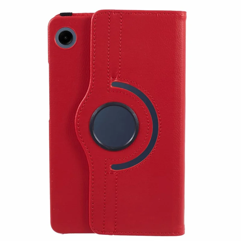 For Samsung Galaxy Tab A11 / A9 Case PU Leather Rotating Stand Tablet Cover - Red