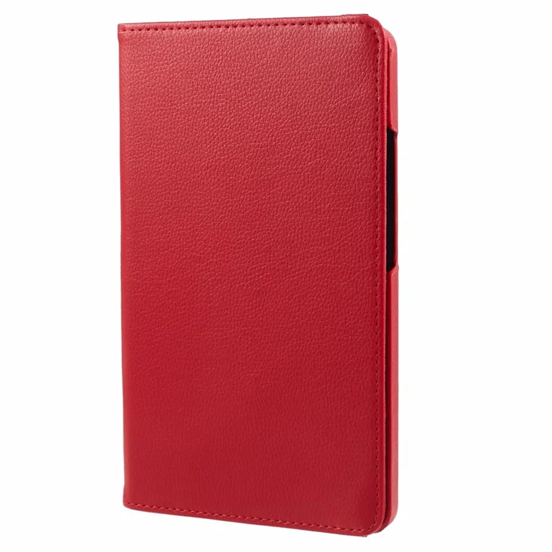 For Samsung Galaxy Tab A11 / A9 Case PU Leather Rotating Stand Tablet Cover - Red