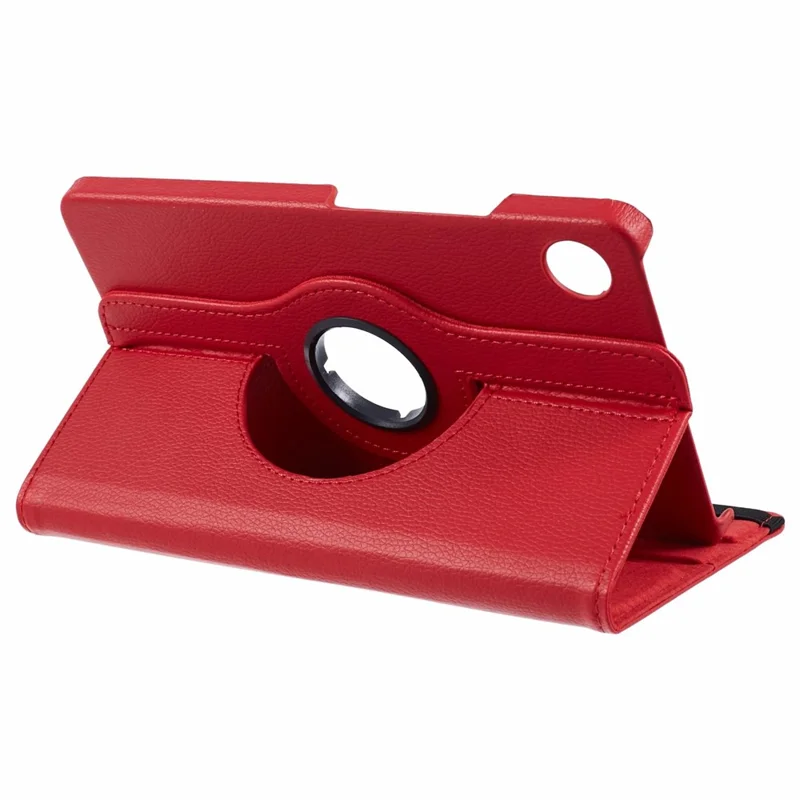 For Samsung Galaxy Tab A11 / A9 Case PU Leather Rotating Stand Tablet Cover - Red